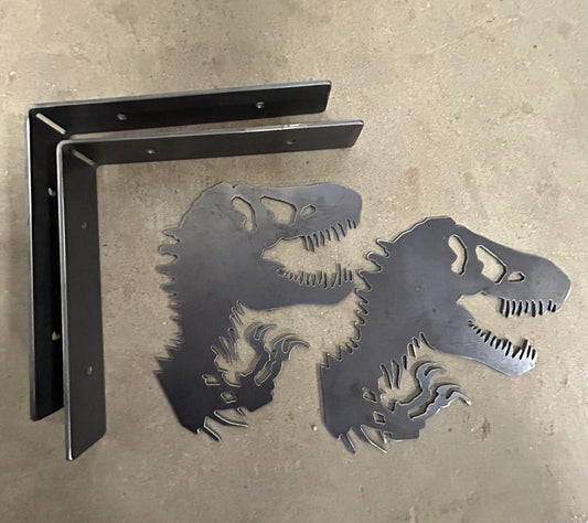 DIY T-Rex Shelf Bracket